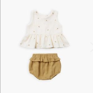 Quincy Mae SLEEVELESS PEPLUM SET | TINY FLOWER